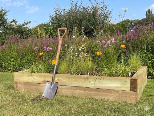 How-to-use-top-soil-from-digging-a-pond-flower-bed