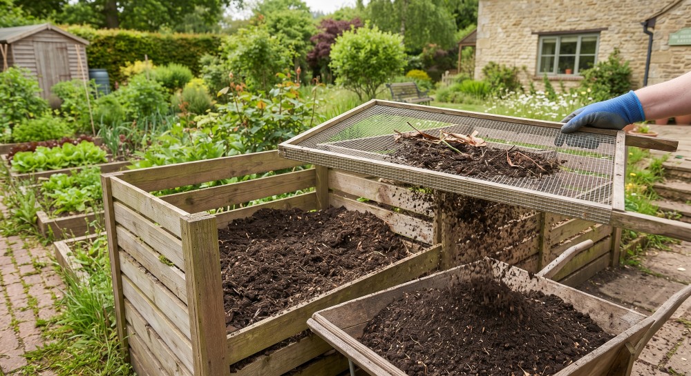 Harvest and Sieve your compost